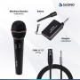 Microfono Inalambrico Para Karaoke Con Receptor Para Parlantes Suono AYV0037