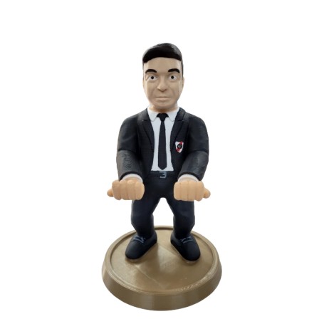 Soporte Joystick Figura 3d Marcelo Gallardo River Plate