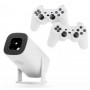 Proyector Smart P30 Ultra HD + Game Con 2 Joysticks Pantalla Auto Corrector 450 ANSI Lumens