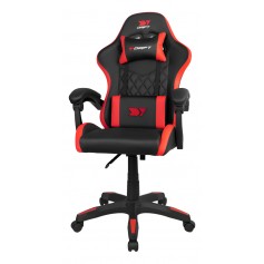 Silla Sillon Gamer Drift DR35 Ergonomica Reclinable Con Almohadillas Roja