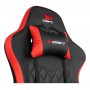 Silla Sillon Gamer Drift DR35 Ergonomica Reclinable Con Almohadillas Roja