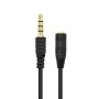 Cable Miniplug Jack 3.5mm Macho A Hembra Extensor Alargue 3.5mm Stereo Nisuta 1mt NS-CAU35SAL14