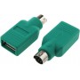 Adaptador PS2 Macho A USB Hembra