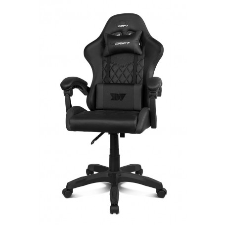 Silla Sillon Gamer Drift DR35 Ergonomica Reclinable Con Almohadillas Negro