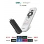 Convertidor De Smart TV Onn. Streaming Device Google TV FHD Con Control Remoto & Comando De Voz