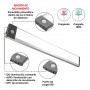 Barra Luz Led Recargable Imantada Adhesiva Con Sensor 22.5 Cm