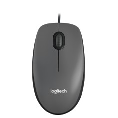 MOUSE LOGITECH M100 CON CABLE USB NEGRO