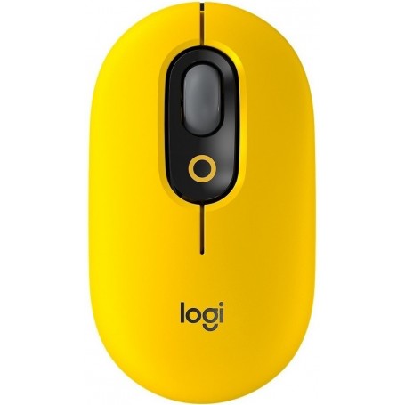 Mouse Inalámbrico Bluetooth Logitech Pop Amarillo