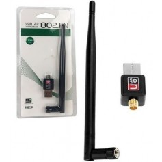 Placa Red USB Wifi Antenta 2.4GHz USB 2.0 Wireless