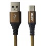 Cable De Carga USB-C Tipo-C Type-C Kolke Kcc-8556 Mallado 2mt