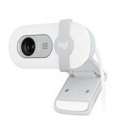 Camara Web Webcam Logitech Brio 100 Con Microfono Full HD 1080p 30FPS Blanco