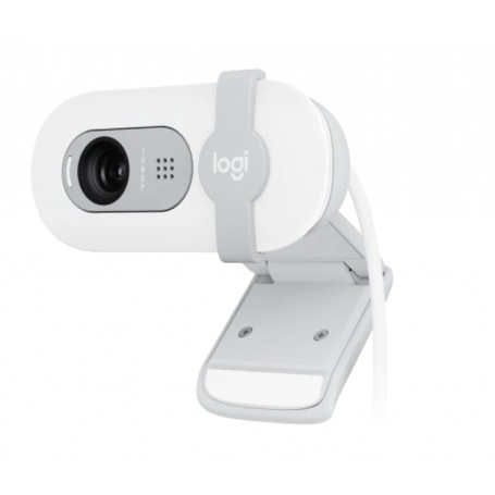 Camara Web Webcam Logitech Brio 100 Con Microfono Full HD 1080p 30FPS Blanco