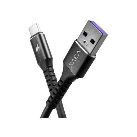 Cable De Carga & Datos Usb-C Tipo-C Type-C XAEA Wolverine 4.4A 1mt