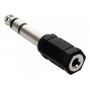 Adaptador Plug Jack 6.5mm Macho Stereo A 3.5mm Mini Plug NS-ADST63