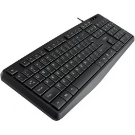 Teclado Ingles Con Cable USB Havit KB2006 De Oficina