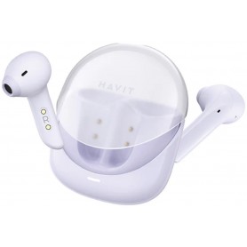 Auriculares Inalambricos Bluetooth In Ear Havit Modern Buds Violeta