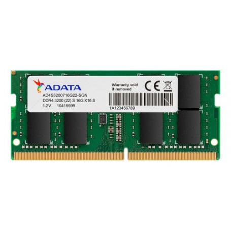 Memoria Ram Sodimm DDR4 16GB 3200MHz Adata ad4s320016g22-sgn