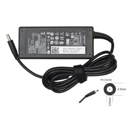 CARGADOR DELL INSPIRON 19.5V 2.31A 45W 4.5X3.0MM