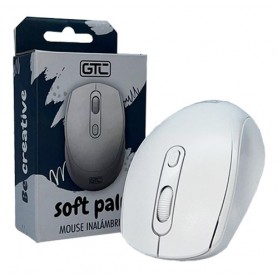 Mouse Inalambrico Gtc Mig-123 Optico 1600 Dpi Soft Palm Pc Notebook Color Blanco