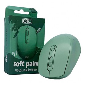 Mouse Inalambrico Gtc Mig-123 Optico 1600 Dpi Soft Palm Pc Notebook Color Verde