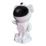 Velador Proyector Astronauta Con Parlante Bluetooth Blanco Con Base Control Remoto Luo LU-211