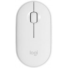 Mouse Inalambrico Logitech M350S Pebble Mouse 2 Pc Mac Usb Bluetooth Blanco