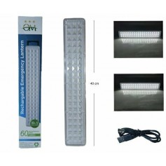 Luz De Emergencia Bateria Recargable 60 LEDs OM-660