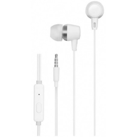 Auricular Hp In Ear Con Cable Music Headset DHE-7000 Blanco