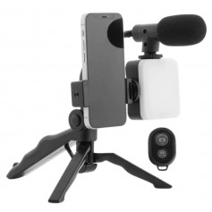 Kit Tripode Soporte Para Celular Streaming Vlog Suono ACC0138