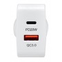 Cargador Carga Rapida 5V 3A 1 Puerto Usb + Puerto USB-C 20W Puerto PD Nisuta QC3.0 NS-FU53UQPC