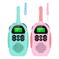 Kit x2 Handy Walkie Tolkie Infantil Rosa y Verde