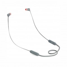 Auricular Inalambrico Bluetooth In-Ear JBL Tune 110BT Pure Bass Cable Magnetico Gris