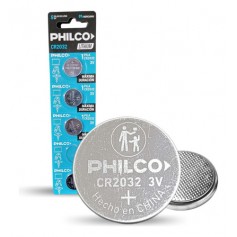 Pila CR2032 Litio 3v Balanzas Reloj Alarma De Auto Philco