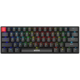 Teclado Mecanico Con Cable Marvo KG-933G Saber 61 RGB 60% Switch Red