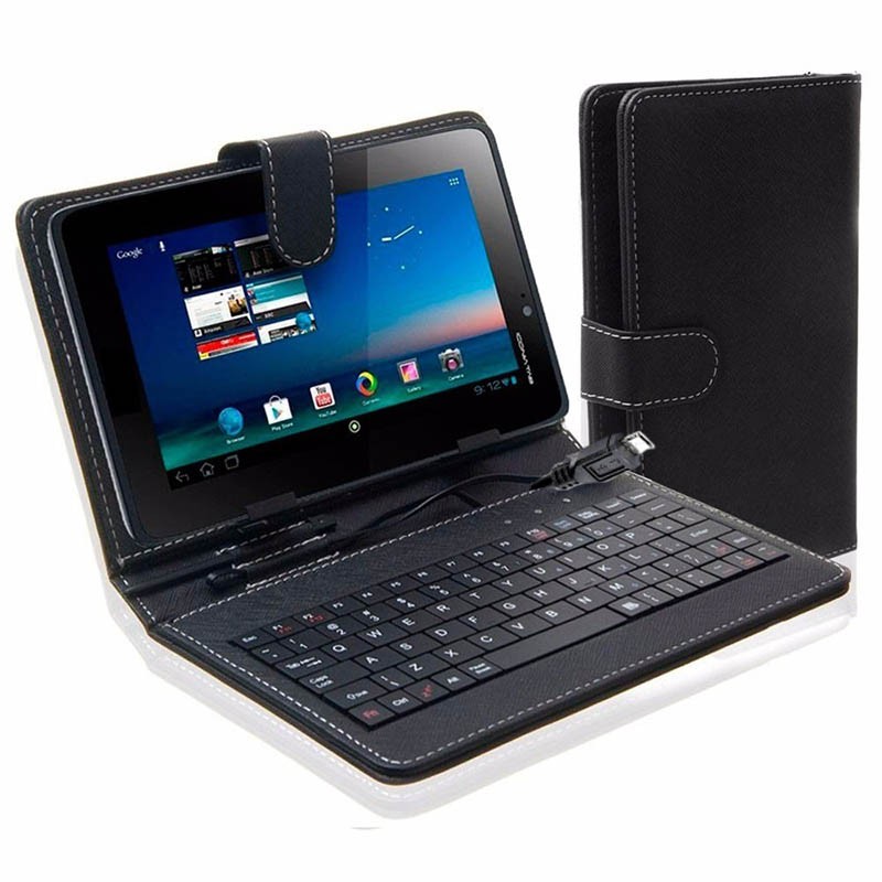 Funda Tablet Teclado 7 Negra > Smartphones > Tablets > Accesorios