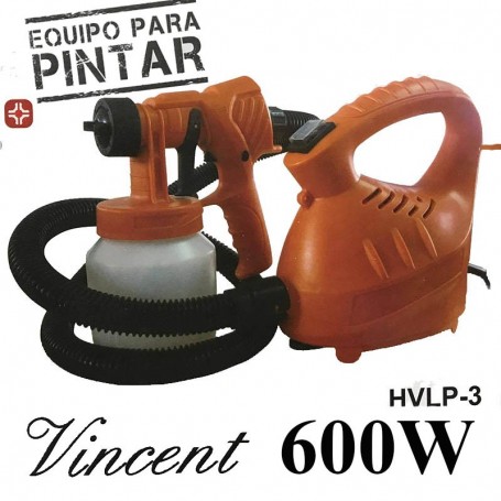 Equipo Para Pintar Con Pistola 600W Hvlp-3 Vicent Sixelectric