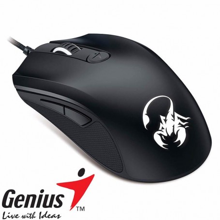 MOUSE GAMER GX GENIUS SCORPION M6 600 SERIES NEGRO RGB