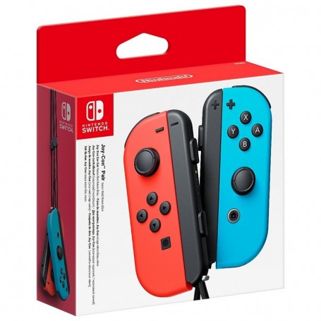 JOY CON JOYSTICK NEON RED AND BLUE NINTENDO SWITCH ORIGINAL