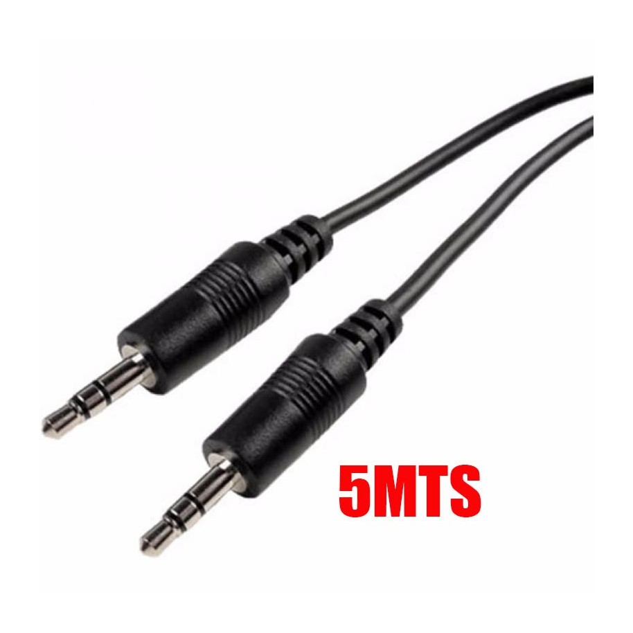 Cable audio miniplug 3.5mm a 2 RCA macho 1,5mts Int.co